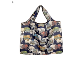 Sacola de Compras Dobrável de Grande Capacidade em Tecido Oxford, Linda e Delicada, Ideal para Meninas. GOKOCO