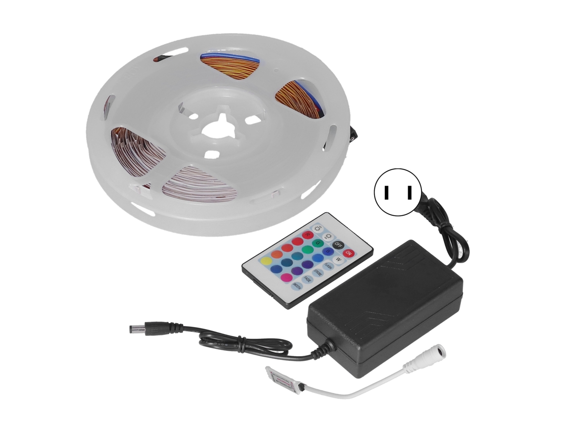 Light Strips Fitas De Led 2835 Controle Remoto 5m Para Decoração De Quarto