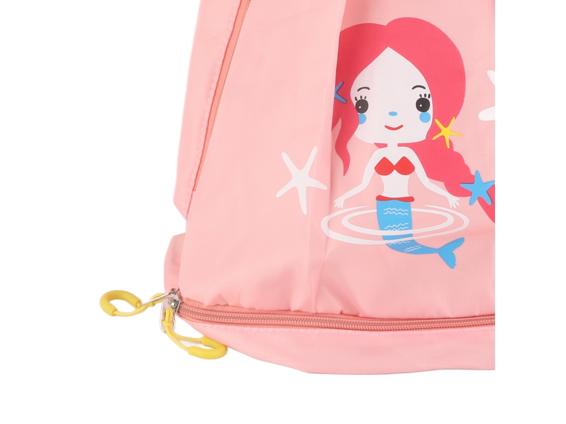 Mochila de Natação Seca/molhada Separada Impermeável Rosa Portátil