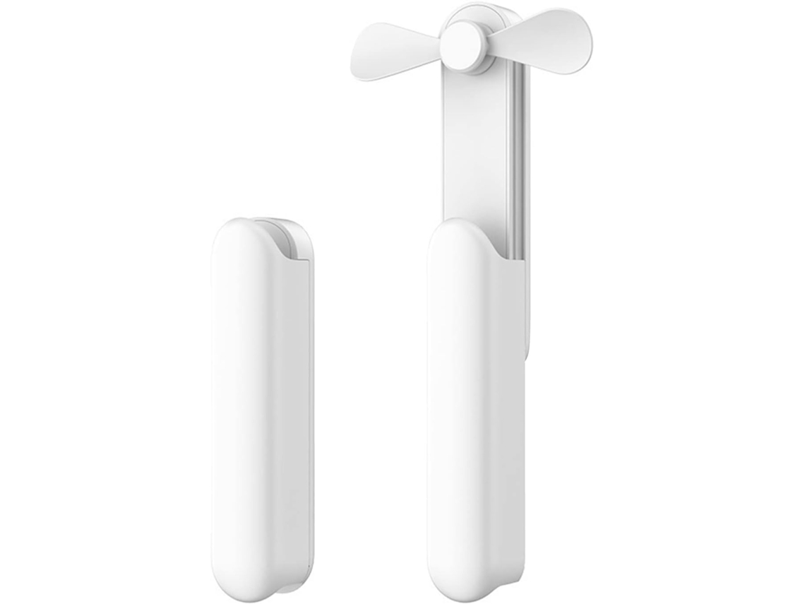 Ventilador Portátil Com Bateria De 2000mah, Autonomia De 24 Horas, Dobrável, Alimentado Por Usb, Com 3 Velocidades