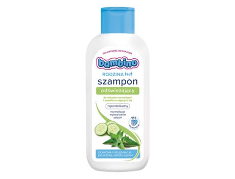 Shampoo Revitalizante Bambino Professional Care para Cabelos Normais a Oleosos, 400 ml
