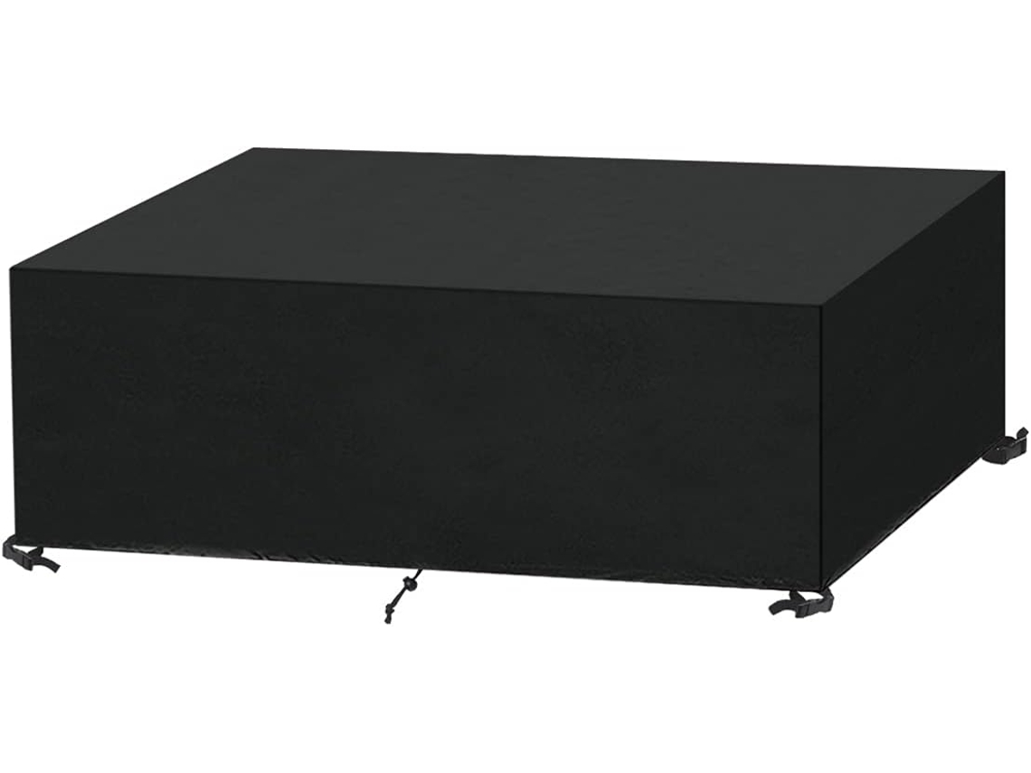 Capa Para Móveis De Jardim, Lona Para Móveis De Jardim, Proteção Retangular Para Mesa De Jardim Ao Ar Livre Zeuxo (130x75x71cm)