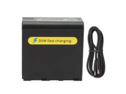 Bateria Np F980 De 10500mah De Lítio Com Interface Usb-c 30w De Carga Rápida Para Câmera Mc2500c 1500c Lanterna Monitor
