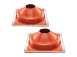 Conjunto De Flanges E Passa Tubos De Telhado Em Silicone E Alumínio 160 300mm Tekmaquinas