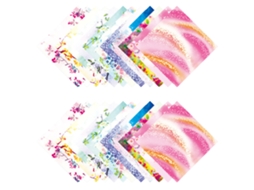 Papel para Origami 100 Folhas 15X15 Cm Cores Diferentes Criatividade NEVEANCE