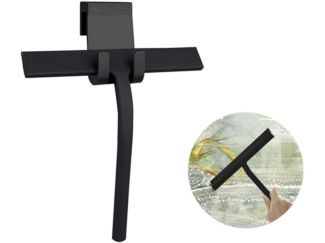 Raspador De Chuveiro Em Aço Inoxidável, Raspador Para Chuveiro Ou Janela, Raspador De Casa De Banho Com Ventosa Para Fixação Na Parede