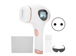 Aparelho de depilação IPL para uso doméstico, máquina de depilação profissional ajustável para braços, axilas e pernas.