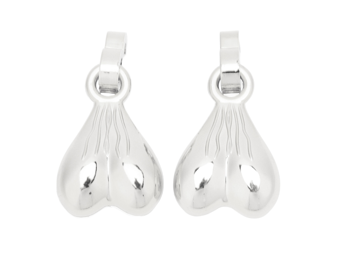 2pcs Acessórios de Sapato Prata Natal