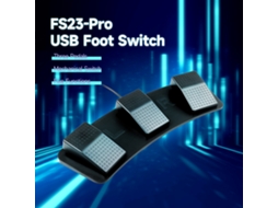 Fs23-pro Usb Triple Foot Switch Pedal Mecânico Personalizado Para Controle