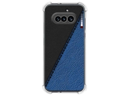 Capa Tumundosmartphone De Silicone À Prova De Choque Para Nothing Phone 4a 5g Design Em Couro 2 Estampas