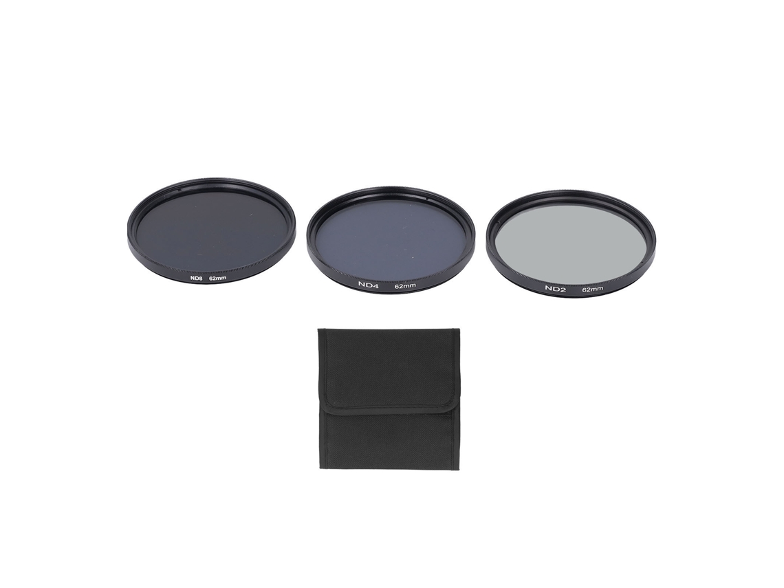Nd Filters Set Hd Multi Layer Coating Anti Overexposure Anti Scattered Light Anti Scratch Nd2 Nd4 Nd8 Filters For Shooting Accessory 62mm LAXISCREED