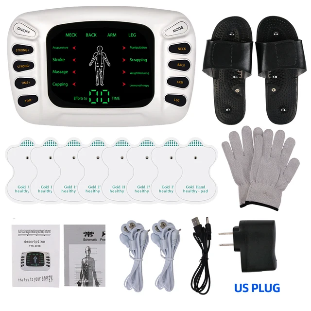 Ems (eletroestimulação Muscular) Para Acupuntura, Terapia De Pulso Elétrico, Estimulador Meridiano, Dispositivo Fisioterapia, Massageador Relaxamento