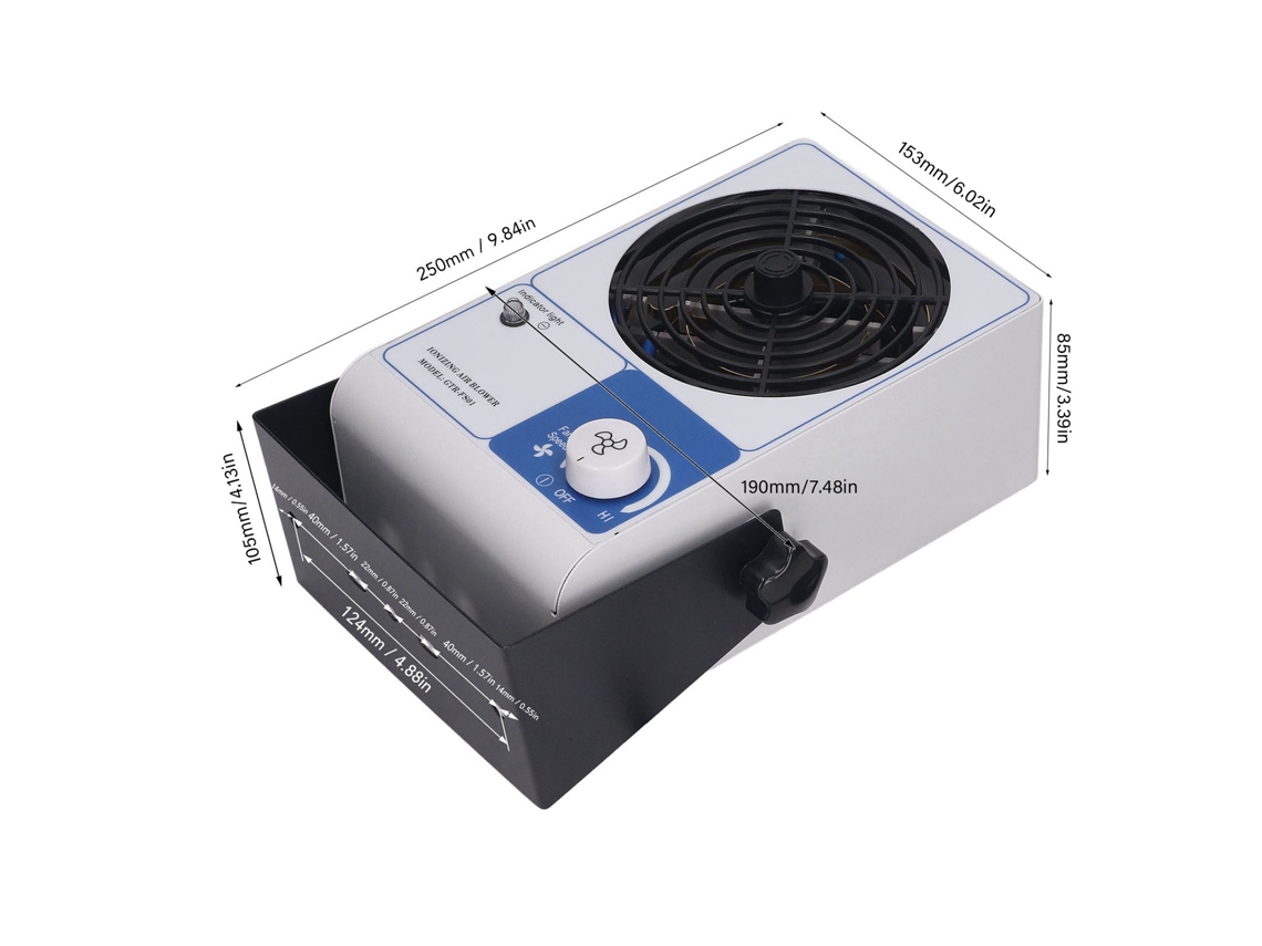 Laxiscreed Transformador De Ar Ionizante Para Eliminação De Estática E Remoção De Poeira Industrial