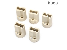 Rebe 5 Peças Conversor de Base de Lâmpada G9, Adaptador de Soquete para Lâmpadas Halógenas Led, Cerâmica 110 220v 3a