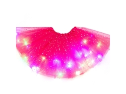 2026 falda Tutú de Dança com Luz Led para Meninas, Vestido de Princesa para Festa e Trajes de Ballet