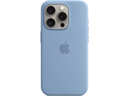 Capa APPLE iPhone 15 Pro Silicone Case (Outlet Caixa Aberta - Winter Azul)