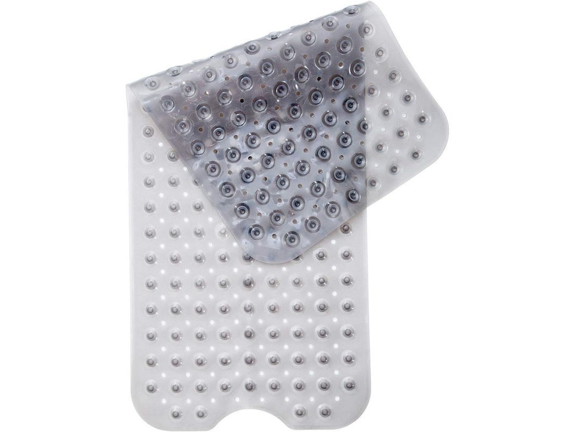 Tapete de banheiro antiderrapante em PVC com 200 ventosas extralongas, 100x40 cm.
