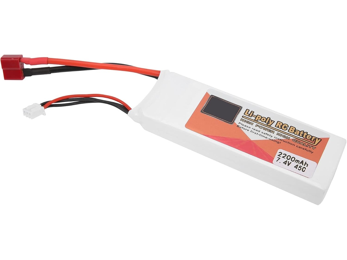 Bateria Lipo 2s 45c 7,4 V 2200 Mah com Conector T SFUSHOS