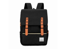 Mochila De Computador De Grande Capacidade Para Negócios Com Porta Usb Preta