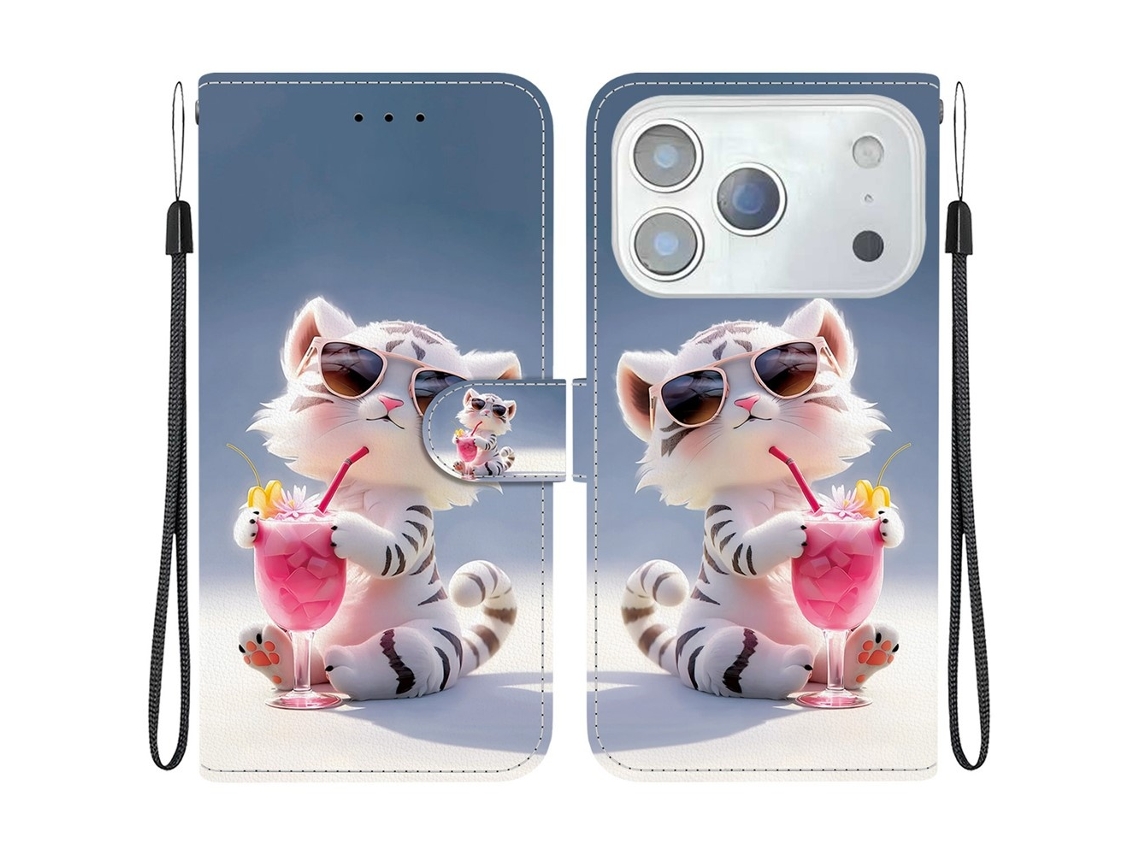 Capa Para Iphone 17 Pro Com Estampa De Tigre