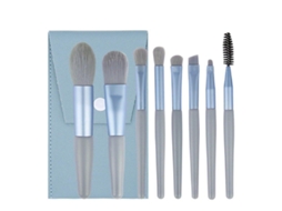 Conjunto De Pincéis De Maquiagem Em Miniatura Com 8 Peças Para Pó Facial, Base E Sombra. Everley891