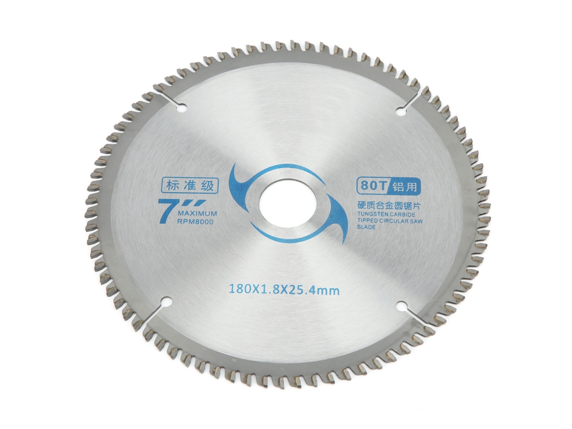 Laxiscreed Serra Circular Em Aço Duro De 7" Com 80 Dentes Para Corte De Madeira