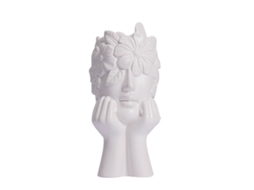 Laxiscreed Vaso De Cerâmica Branca Para Decoração De Sala E Ambiente Residencial