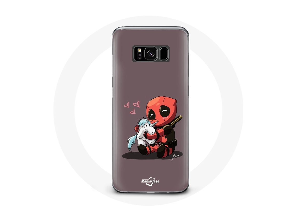 Capa para Samsung Galaxy S8 Deadpool Unicórnio