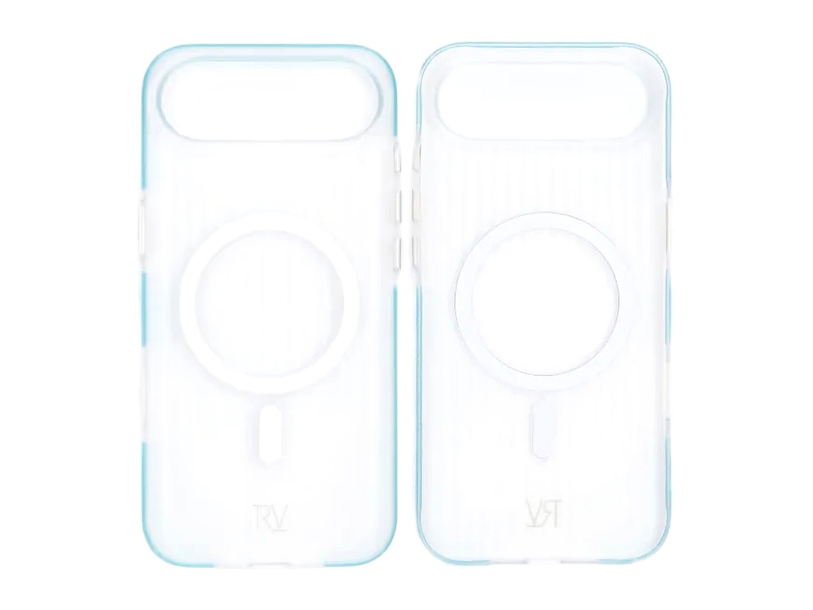 Capa Para Celular Rvelon Corrugated Magsafe Para Iphone Air - Azul