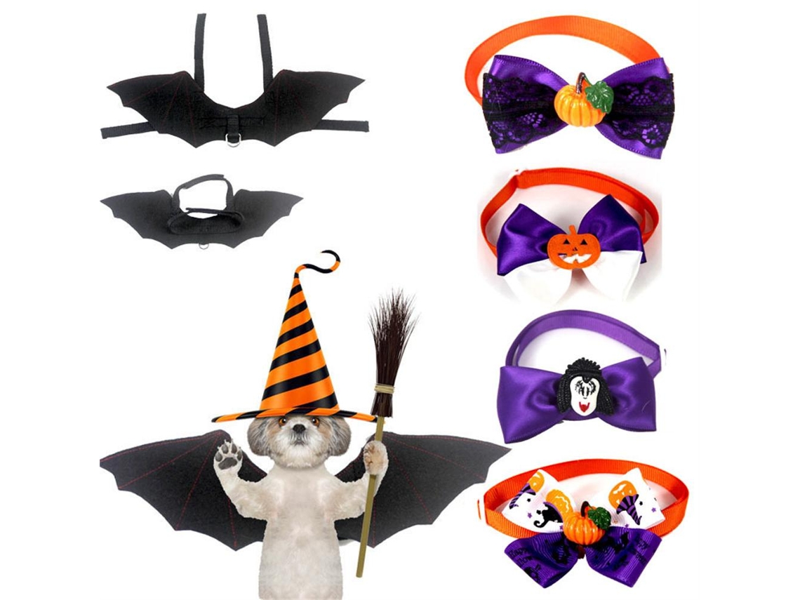 Fantasias De Halloween Ajustáveis Para Pets Fotografia Diária