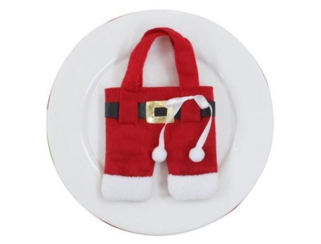 Saco De Talheres De Natal Calças Decoração 1pcs Homdox