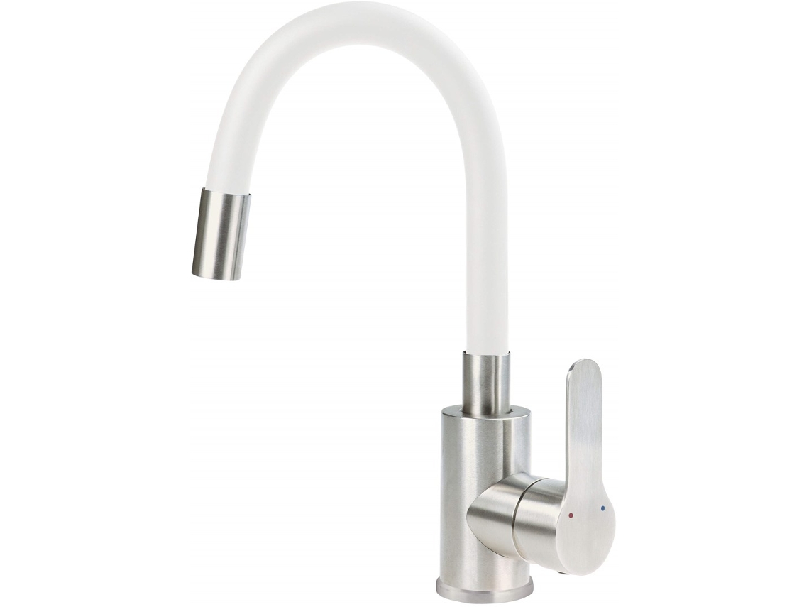 Washbasin Mixer With Curved Spout Deante