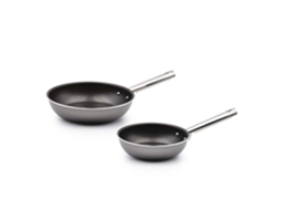Frigideiras Antiaderentes CELAR PRATIK (2 Peças - 20cm + 24cm - Cinzento)