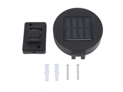 2026 luz de Cerca Solar Exterior Impermeável Jardim Branco Quente Frio 2 Modos Luz de Parede