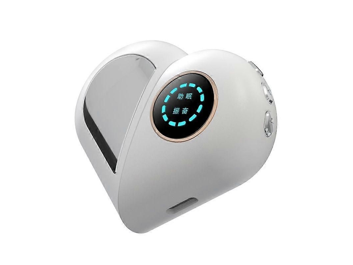 Aparelho Portátil Inteligente Para Auxiliar No Sono Com Controle Remoto Sem Fio, Temporizador, Visor De Led, Cor Creme, Bateria Recarregável Inte
