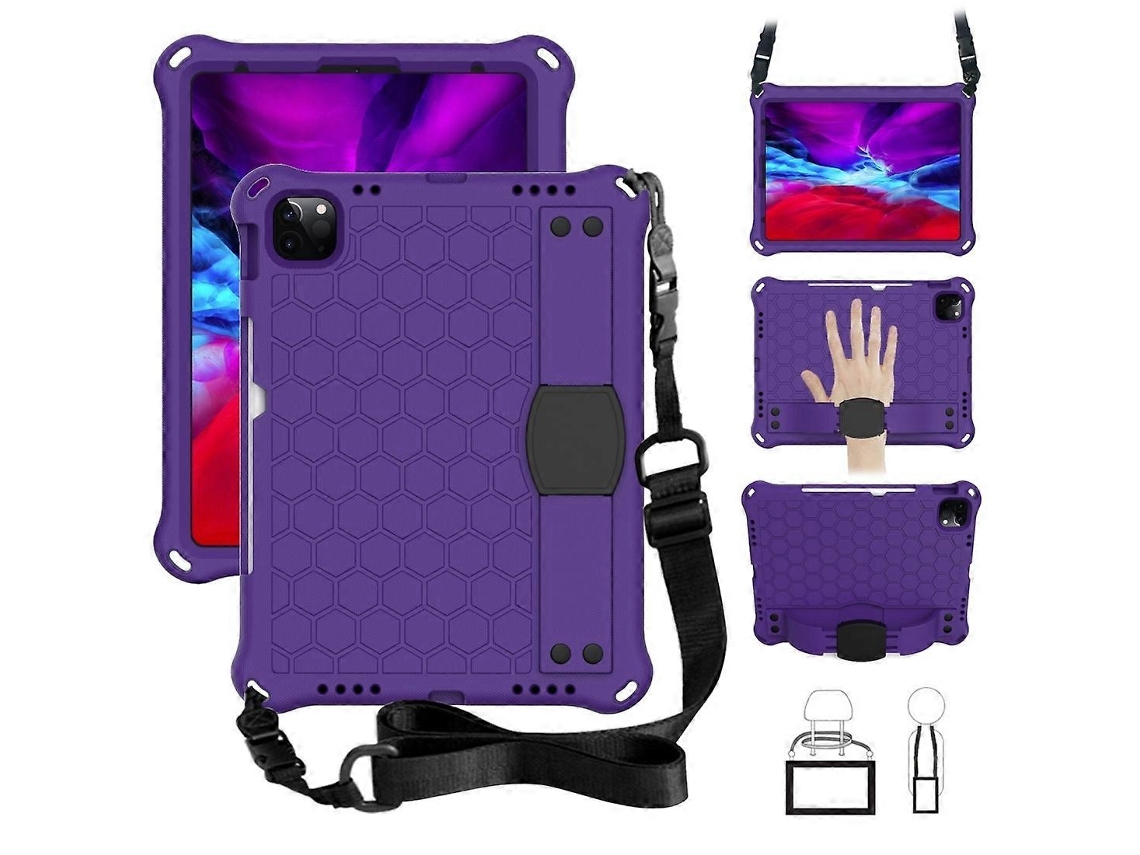 Capa protetora antiderrapante de EVA PC com padrão de favo de mel Webake para iPad 2025/2022 (10ª geração, 10,9 polegadas, 2022)
