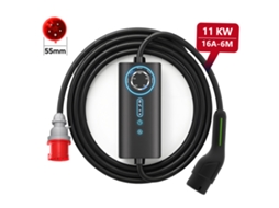 Ev Carregador HEXINEX 11kw/16a/trifásico com Potência de Carregamento Ajustável, Carregador de Parede Tipo 2 para Veículos Elétricos.