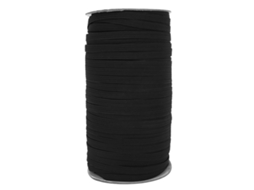 Cordão elástico plano de 0,6 cm x 90 m, preto CHABERLU