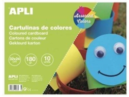 Bloco de Cartolinas APLI 10 Folhas 32 x 24 cm