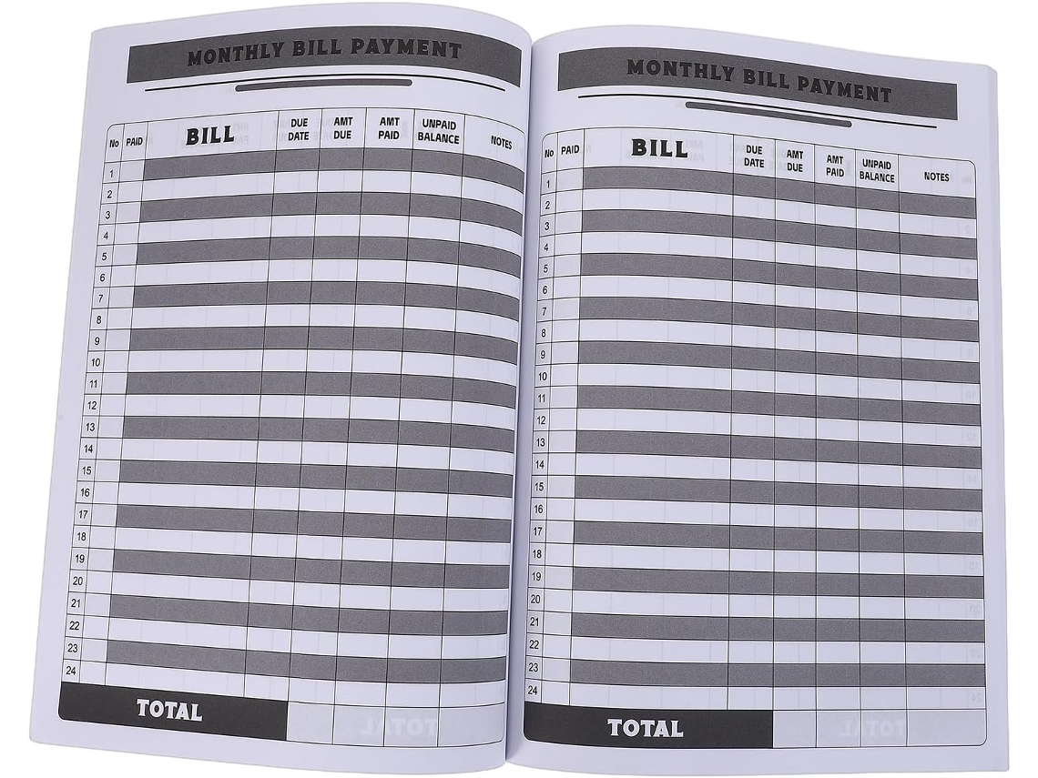 Planejador Financeiro Rose Em Papel: Caderno de Controle de Despesas Mensais e Resumo do Orçamento para Gestão