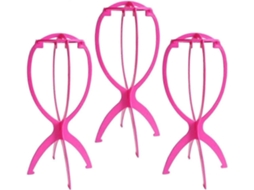 Suporte para Peruca, Suporte para Cabeça de Manequim para Várias Perucas, Pacote com 3 Unidades TAISHENGDA