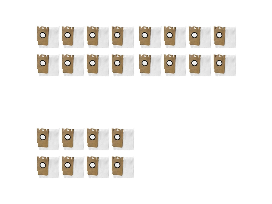 Conjunto De 24 Sacos De Pó Para Aspirador Robô Xiaomi Lydsto G2 - Peças De Reposição Para Limpeza Doméstica_glo