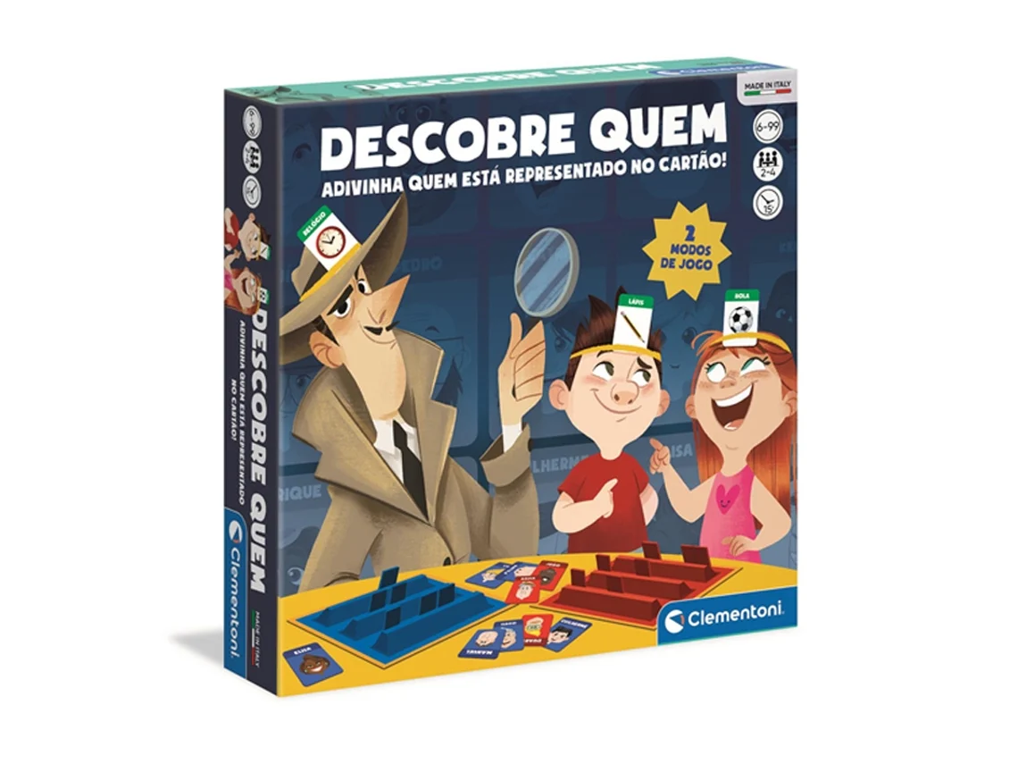 Party Games CLEMENTONI Descobre Quem (Idade Mínima: 6 anos)