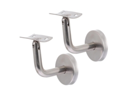 Suporte De Parede Healeved Para Corrimão Escada, Aço Inoxidável 201, Pvc, Modelo 201com Cabeça Giratória, Tamanho 60x60