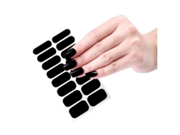 Conjunto de adesivos para esmalte de unhas para lâmpada UV, que cobrem completamente as unhas, autoadesivos, para decoração de manicure. Tamanho S GOKOCO
