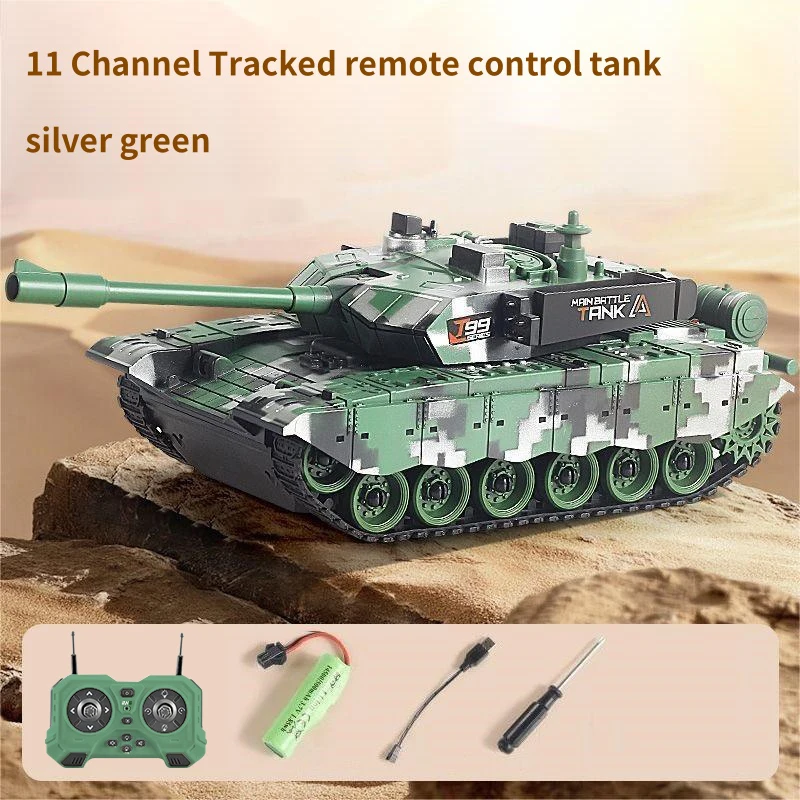 Tanque Infantil de Controle Remoto com Som e Luzes, um Presente para Crianças, um Brinquedo Elétrico em Miniatura. MDUG