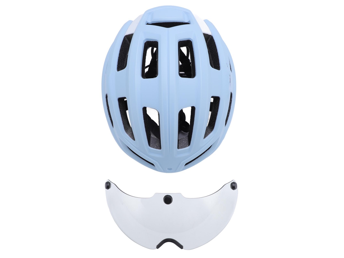 2026altiro-casco De Bicicleta Com Óculos Fotoquímicos Magnéticos Pc Eps Leve E Respirável Para Homem E Mulher Azul Névoa