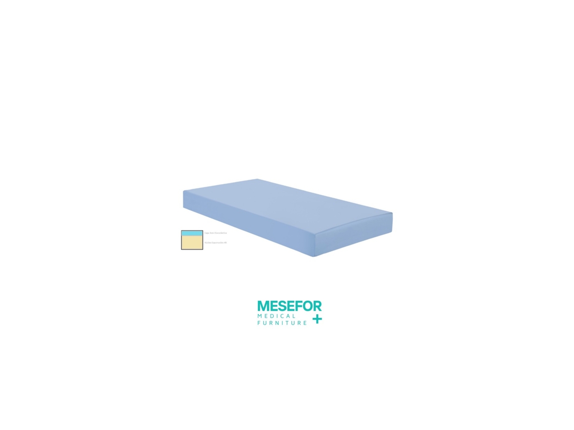 Colchão Geriátrico Viscoelástico com Capa Sanitária Impermeável MESEFOR