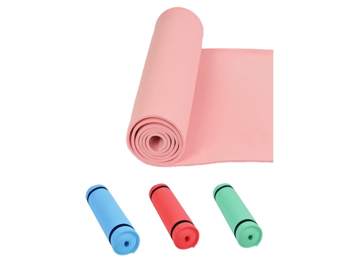Esterilla Antideslizante Deporte | Tpe Eco-amigable Multifunción | Colchoneta Para Fitness, Pilates, Yoga Y Camping | 180 X 50cm Rosa