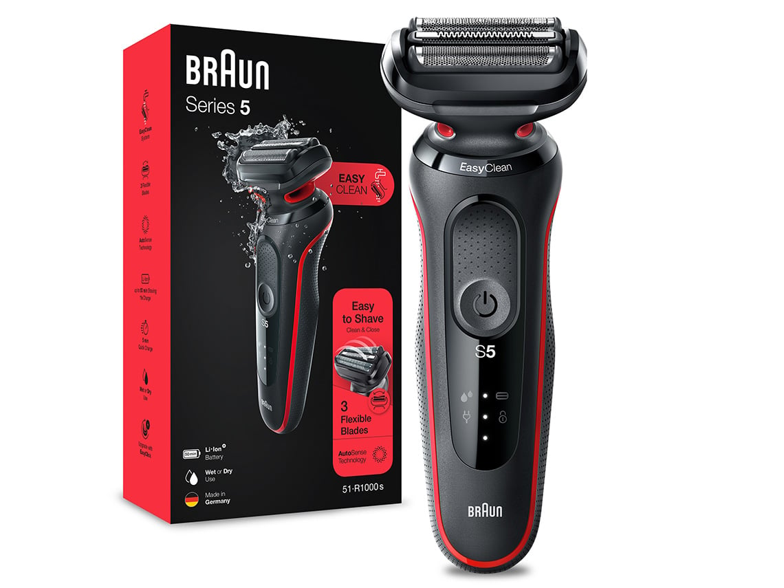 Máquina Barbear Braun Rec. S5/1000SWHITE | IG Electrodomésticos